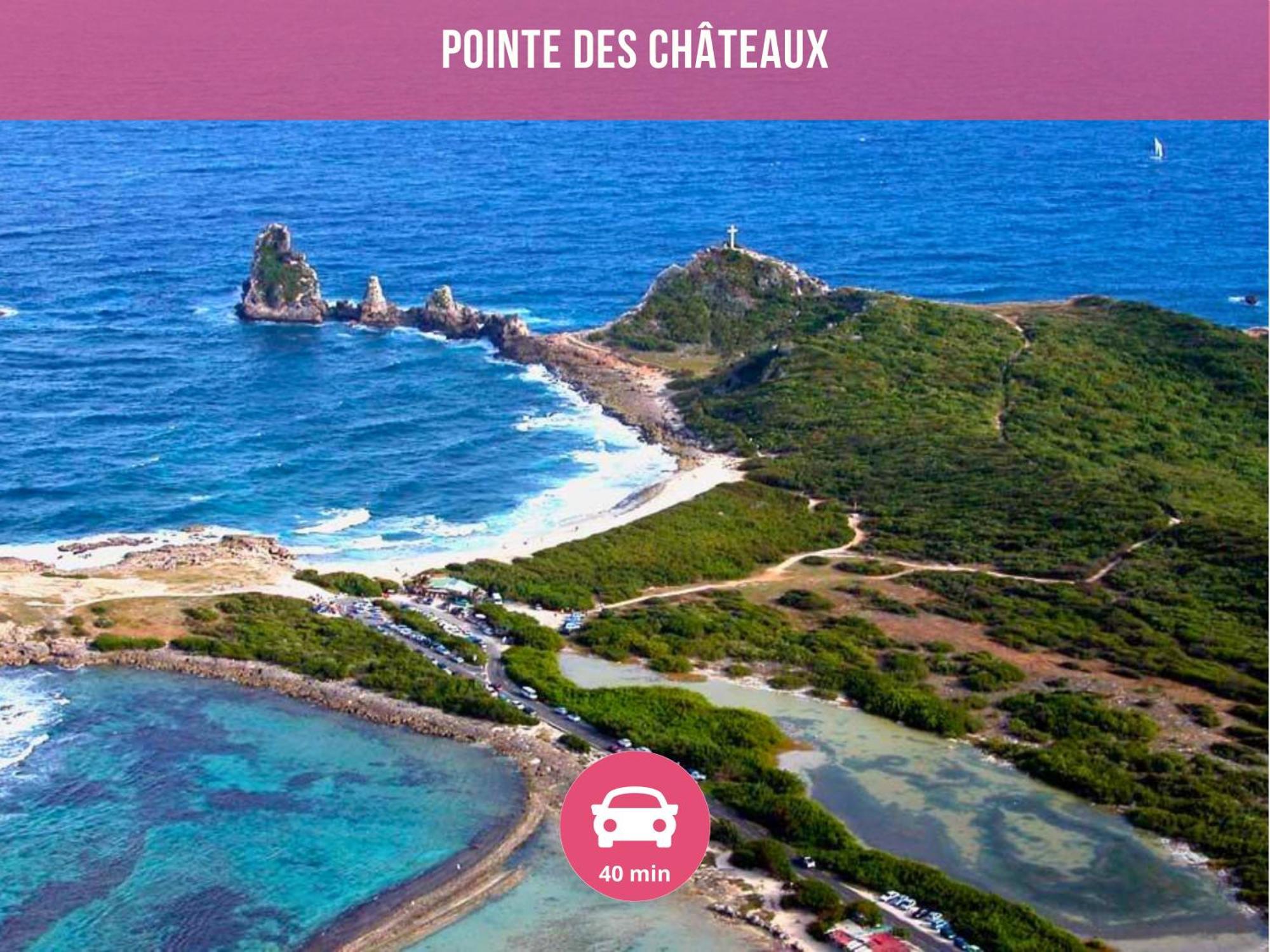 Le Sable Bleu - Evasion Tropicale A Sainte-Anne - Plage 5Min - Piscine - Parking - Logement Climatise - Vue Sur Les Palmiers - Parfait Pour Sejours En Famille Ou Entre Amis 外观 照片