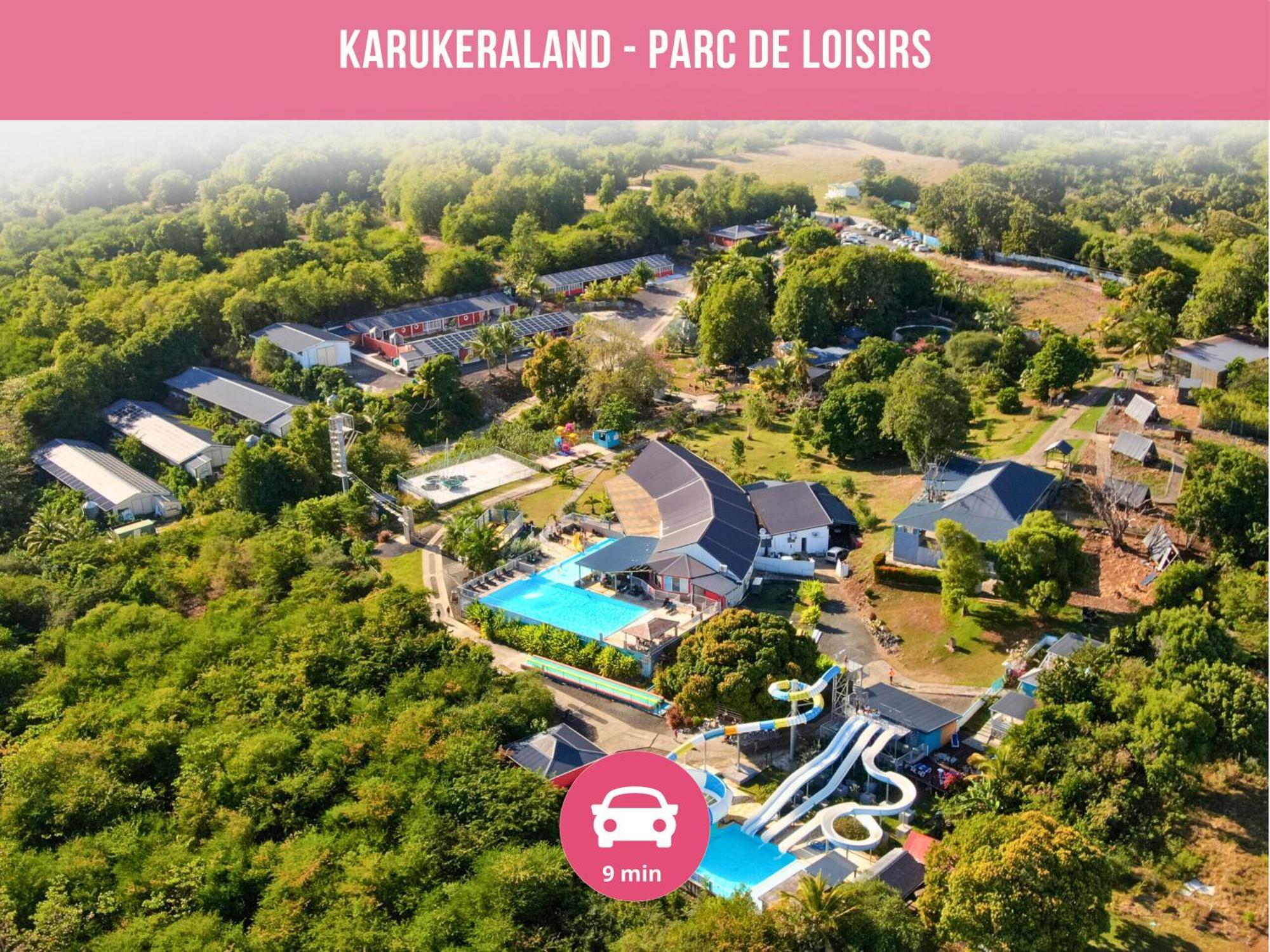 Le Sable Bleu - Evasion Tropicale A Sainte-Anne - Plage 5Min - Piscine - Parking - Logement Climatise - Vue Sur Les Palmiers - Parfait Pour Sejours En Famille Ou Entre Amis 外观 照片